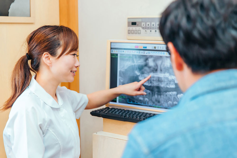 CTやマイクロスコープを使用した治療